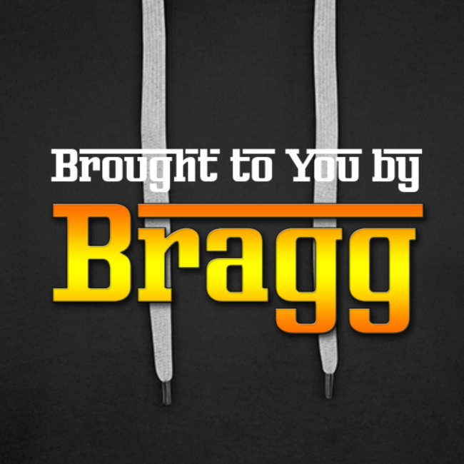 "Brought to You by Bragg" Logo with White Text
