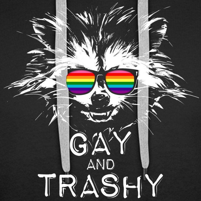 Gay and Trashy Raccoon Sunglasses Gilbert Baker