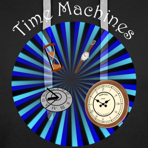 Time Machines Space Vortex - Men's Premium Hoodie