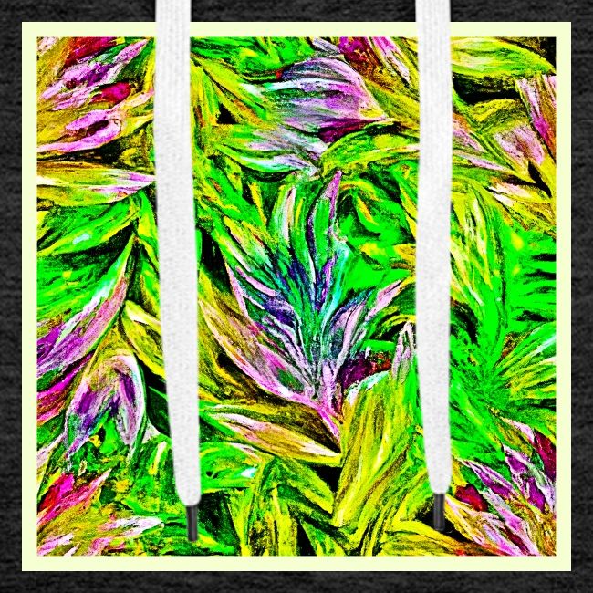 Vibrant Plant Strokes Design