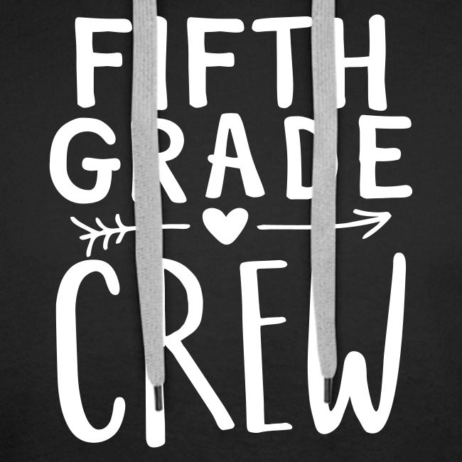 Fifth Grade Crew Heart Teacher T-Shirts