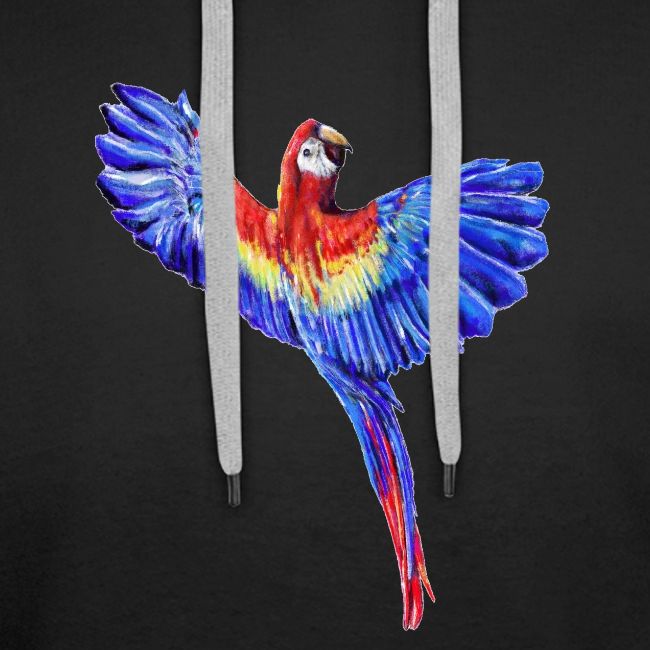 Scarlet macaw parrot