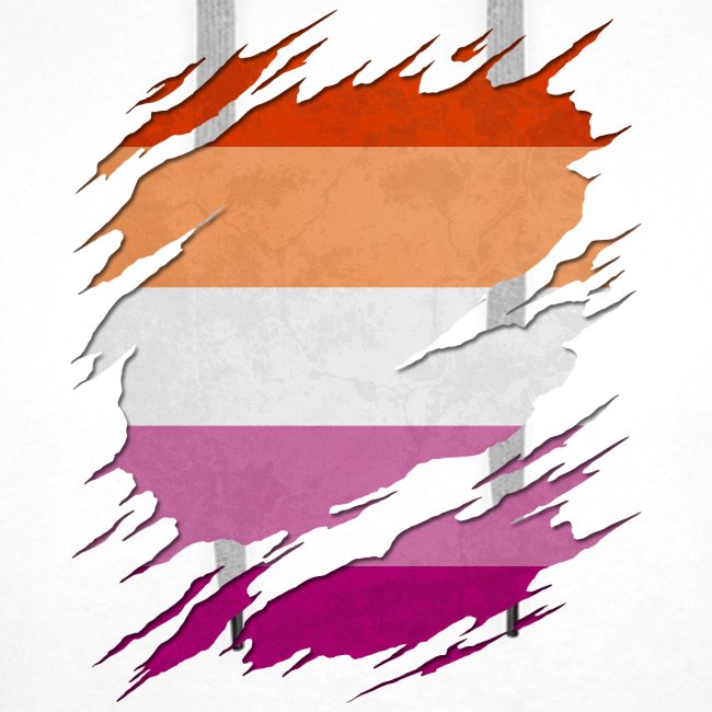 Lesbian Pride Flag Ripped Reveal