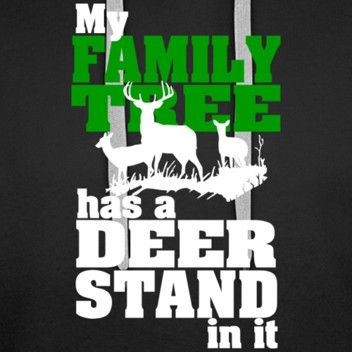 Deer Stand Family Tree - Men's Premium Hoodie