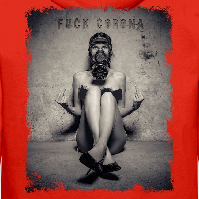 nude girl with gas mask - DOUBLE FUCK CORONA