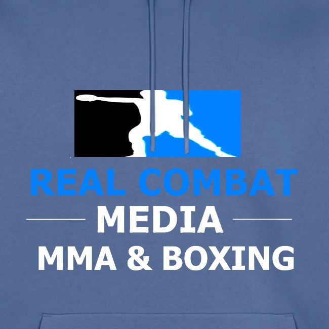 RCM MMA & BOXING Light Blue White Text