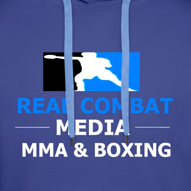 RCM MMA & BOXING Light Blue White Text