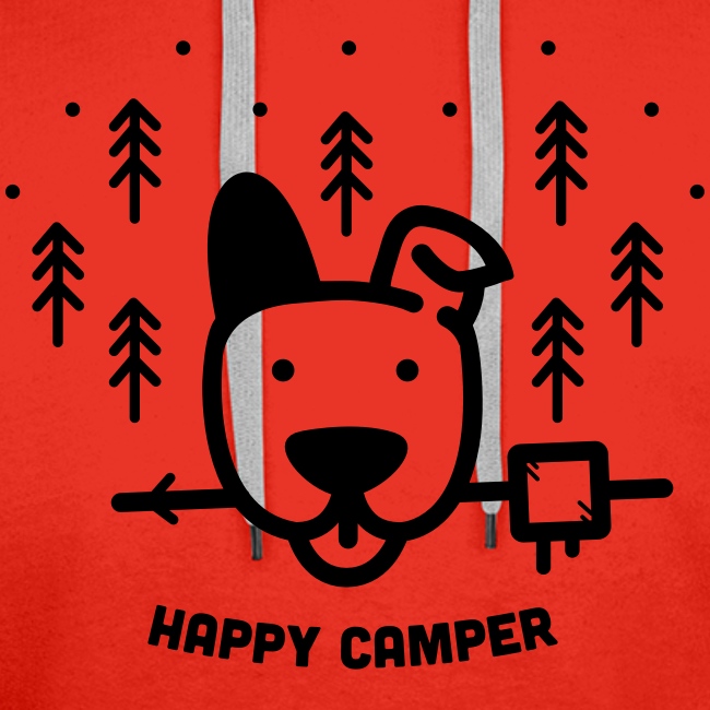 Happy Camping Dog