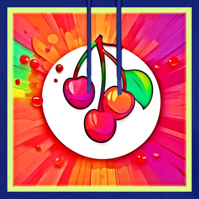 Cherry Pop Art Burst