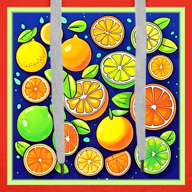 Fresh Citrus Slice Pattern