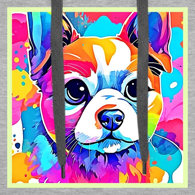 Rainbow Puppy Artwork Design