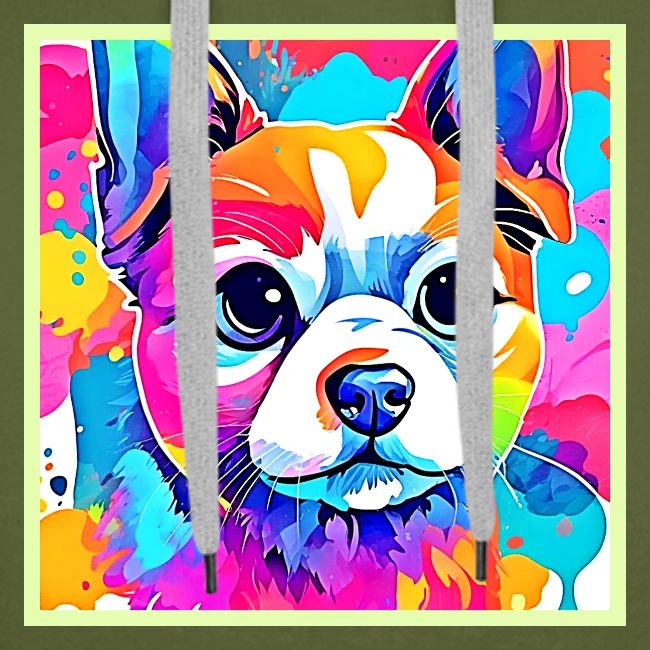 Rainbow Puppy Artwork Design