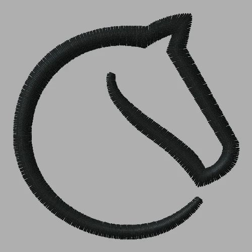 embroidered horsey! - Men's Premium Hoodie