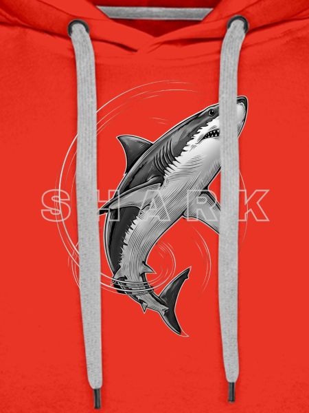 Shark Circle Mono Graphic