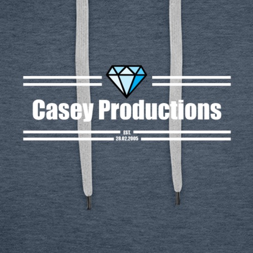 White Casey Productions Design - Men's Premium Hoodie