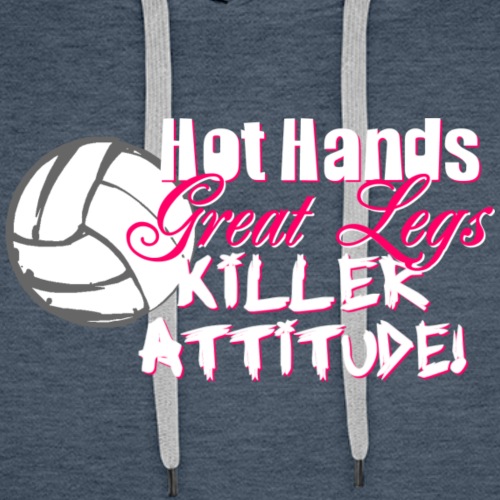 Hot Hands Volleyball - Men's Premium Hoodie