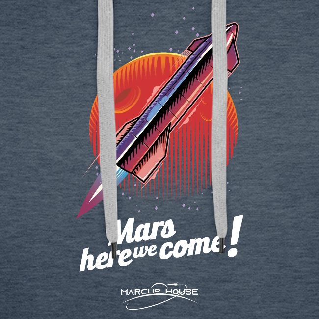 Mars Here We Come - Dark - With Logo