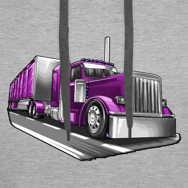 Tracktor Trailer Semi Truck Big Rig