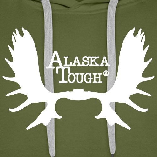 Alaska Hoodie Moose Design - Men's Premium Hoodie