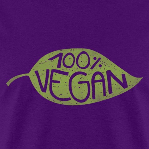 100% Vegan - Men's T-Shirt