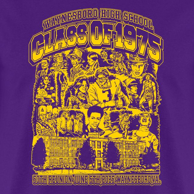 WHSClass Of '75 50th Reunion T-shirt By Tom Arvis