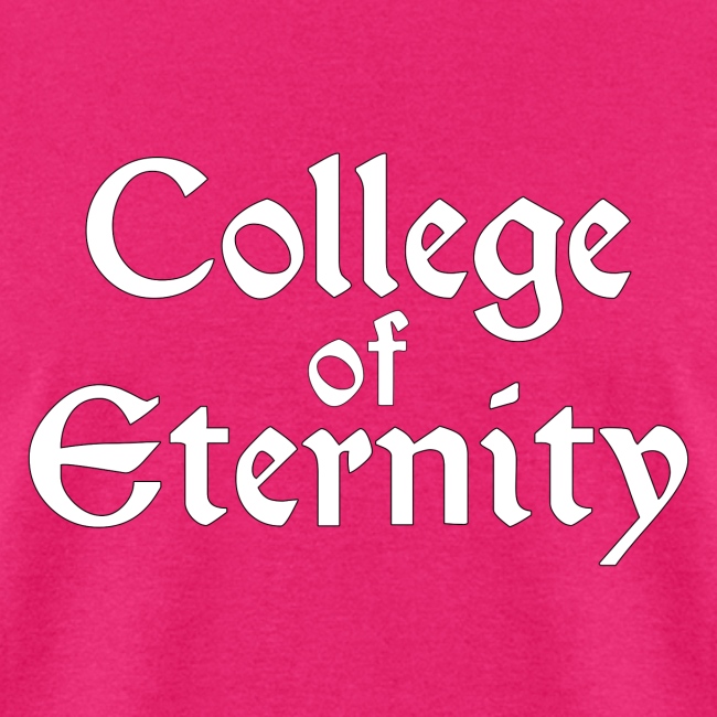 "College of Eternity" Logo White