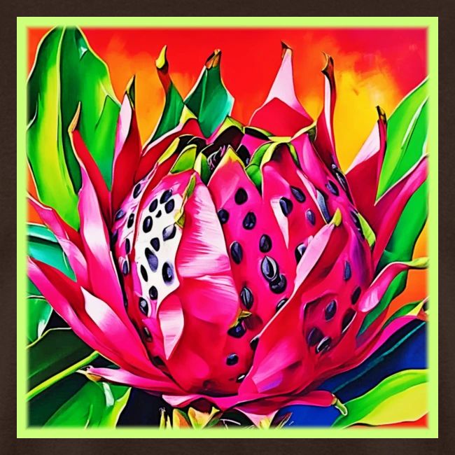 Exotic Dragon Fruit Bloom