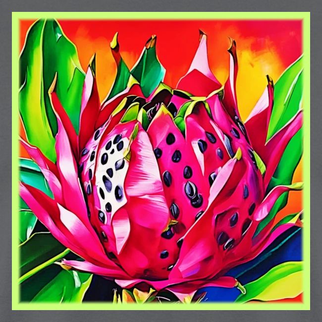 Exotic Dragon Fruit Bloom