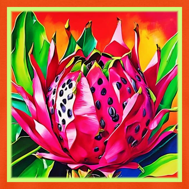 Exotic Dragon Fruit Bloom