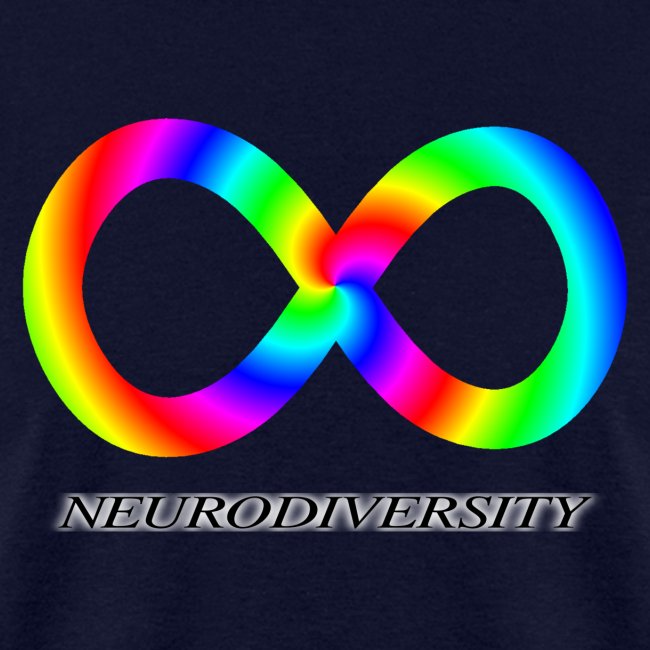 Neurodiversity with Rainbow swirl