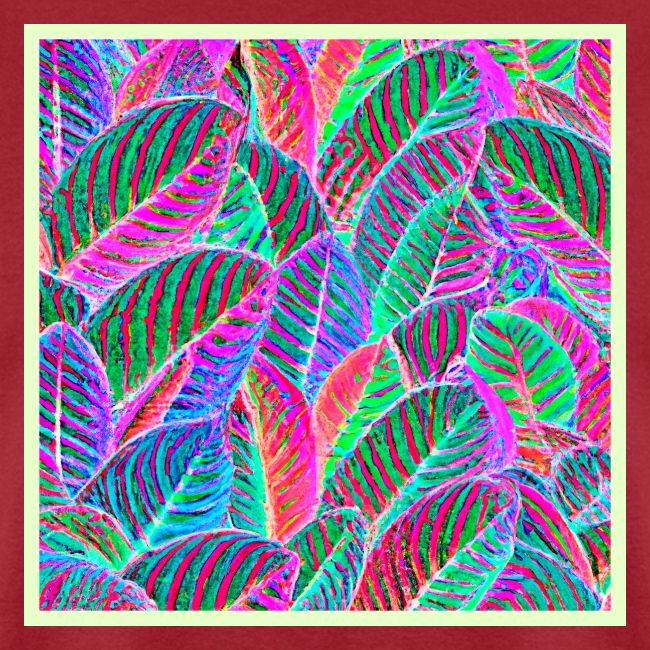 Vivid Leaf Pattern Design
