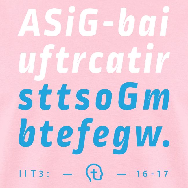 2 Timothy 3:16-17 (NIV) First Letter Memory