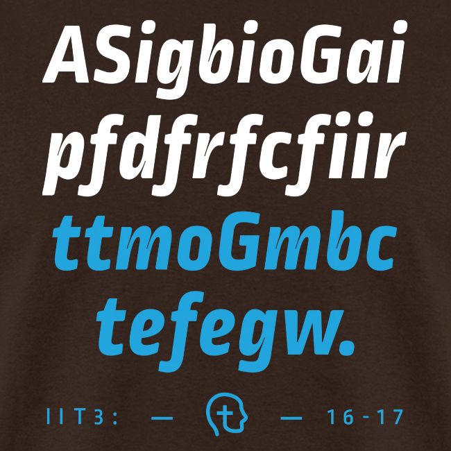 2 Timothy 3:16-17 (NKJV) First Letter Method