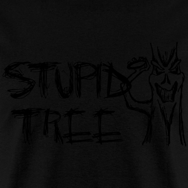 Stupid Tree Disc Golf Shirt Black Print