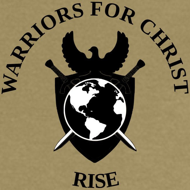 Warriors For Christ Rise Logo Black