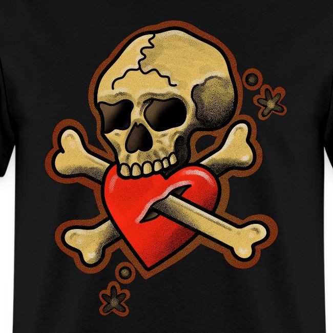 Skull and Heart