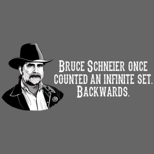 Bruce Schneier Fact #18 - Men's T-Shirt