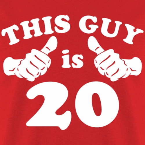 This Guy is 20 - Men's T-Shirt