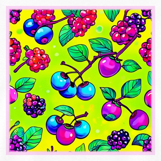 Bright Berry Fruit Pattern