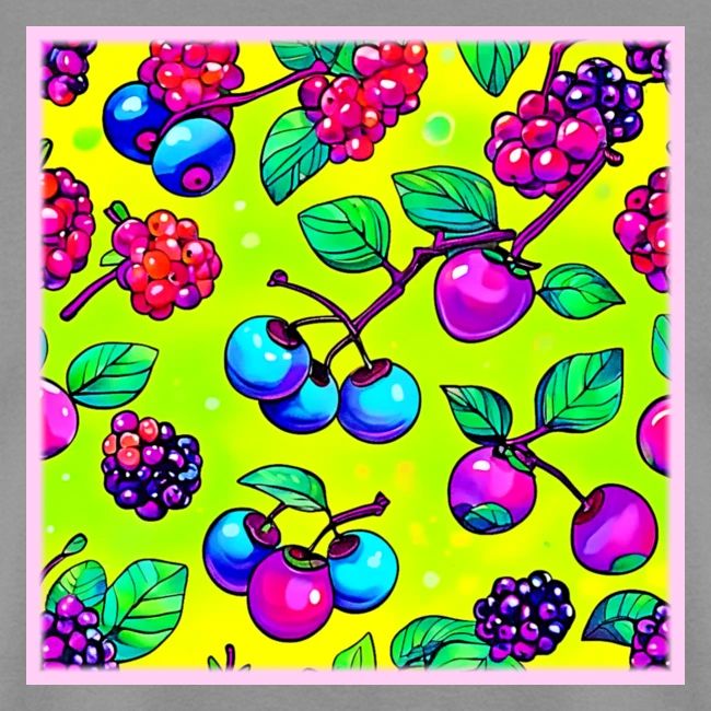 Bright Berry Fruit Pattern