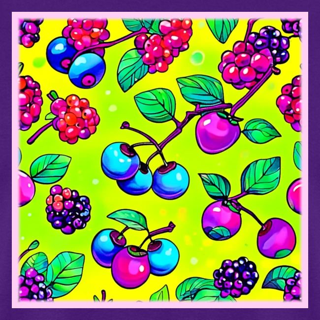 Bright Berry Fruit Pattern