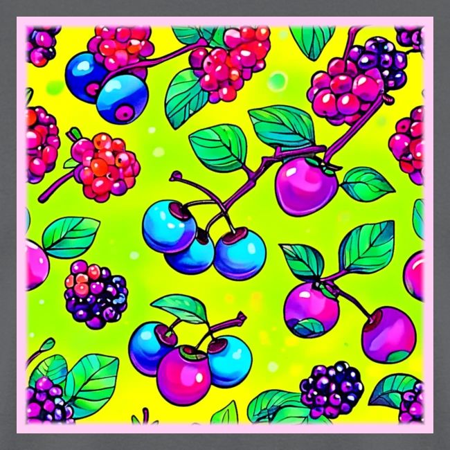 Bright Berry Fruit Pattern