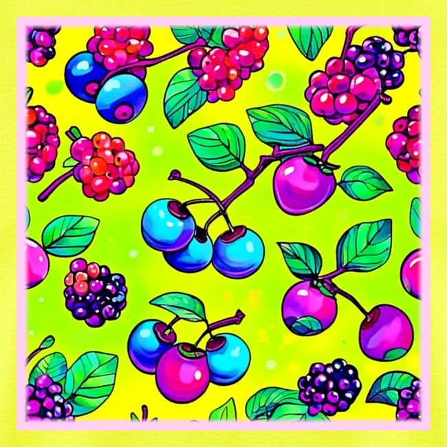 Bright Berry Fruit Pattern