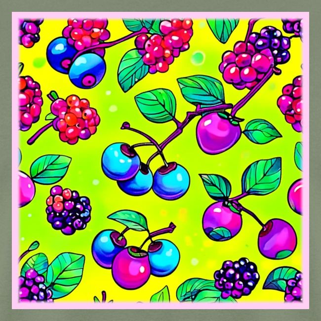 Bright Berry Fruit Pattern