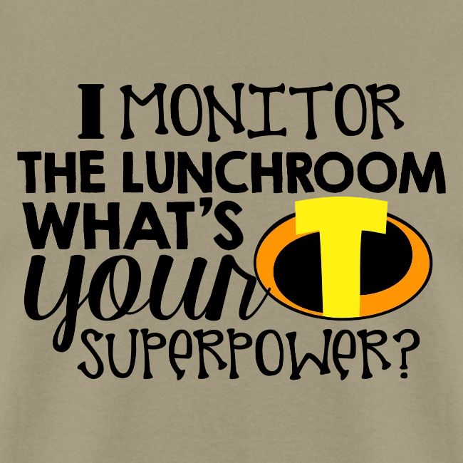I Monitor the Lunchroom What's Your Superpower