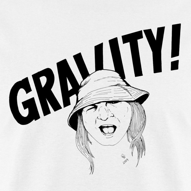 Desertphile | Gravity sage color image on front only - Mens T-Shirt