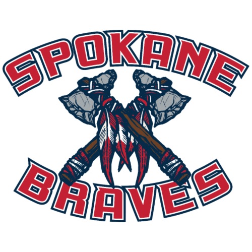 Spokane Braves Home Logo - Men's T-Shirt