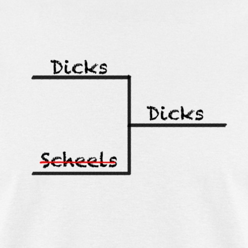 dicks v scheels - Men's T-Shirt