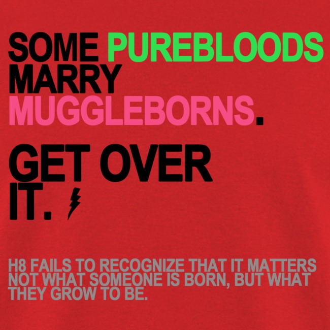 some purebloods marry muggleborns lg tra
