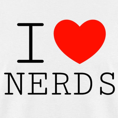 i LOVE NERDS - Men's T-Shirt